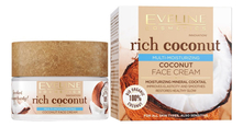 Eveline Мультифункциональный кокосовый крем для лица для сухой и чувствительной кожи Rich Coconut Multi-Nourishing Cream 50мл
