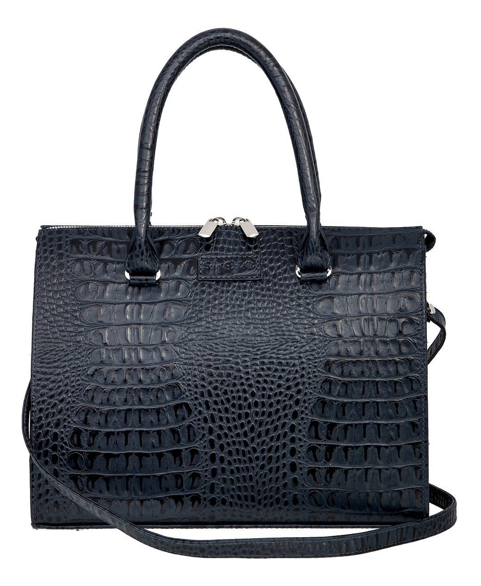 

Женская сумка Croco Blue Capr 7523