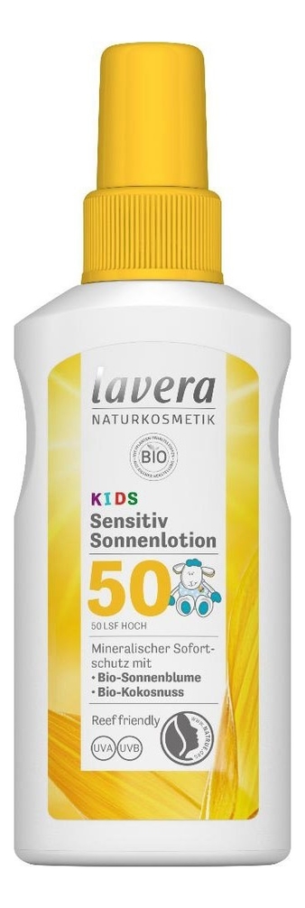 

Солнцезащитный крем-спрей для детей Sensitiv Sonnenlotion SPF50 100мл