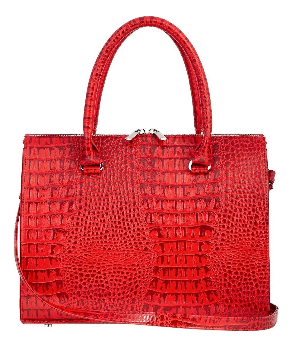 

Женская сумка Croco Red Capri 7523