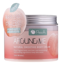 Welcos Крем-смузи для тела Around Me Natural Smoothie Body Cream Peach 300г