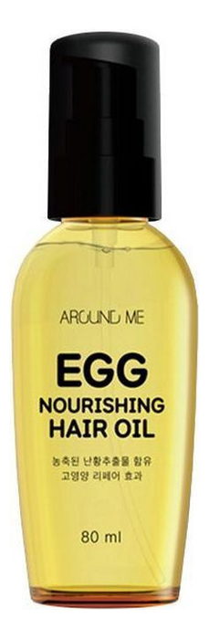 Купить Питательное масло для волос Around Me Egg Nourishing Hair Oil 80мл, Welcos