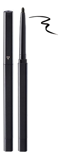 Подводка для глаз 3 Edge Pencil Eyeliner 0,25г: 01 Black