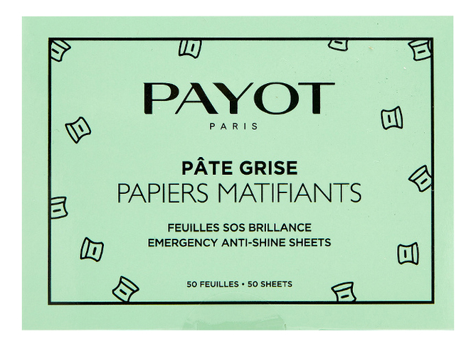 

Матирующие салфетки для лица Pate Grise Papiers Matifiants 50шт