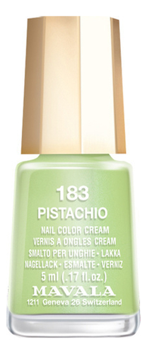 

Лак для ногтей Nail Color Cream 5мл: 183 Pistachio, Лак для ногтей Nail Color Cream 5мл