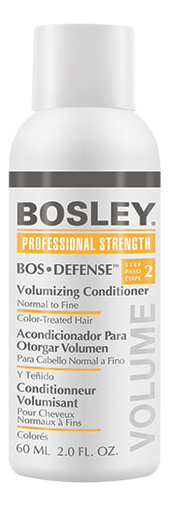 Кондиционер для объема нормальных и тонких окрашенных волос Bos Defense Volumizing Сonditioner Normal To Fine Color-Treated Hair: Кондиционер 60мл