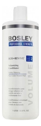 Кондиционер-активатор от выпадения и для стимуляции роста волос BOSRevive Non Color-Treated Hair Volumizing Conditioner: Кондиционер-активатор 1000мл уход активатор от выпадения и для стимуляции роста волос bos revive non color treated hair thickening treatment 200мл