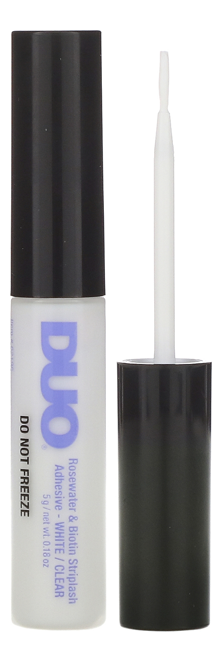 

Клей для ресниц с успокаивающими ингредиентами Rosewater & Biotin Striplash Adhesive 5мл: Clear, Клей для ресниц с успокаивающими ингредиентами Rosewater & Biotin Striplash Adhesive 5мл