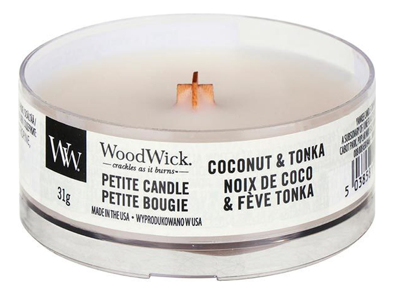 Ароматическая свеча Coconut & Tonka: свеча 31г