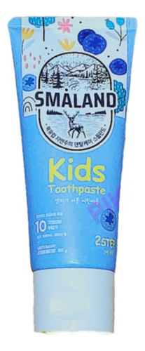 Детская зубная паста 6+ Smaland Nordic Mild Fruity Kids 80г детская зубная паста kerasys smaland nordic mild berry с ягодным вкусом 80 г