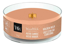 WoodWick Ароматическая свеча Golden Milk Petite