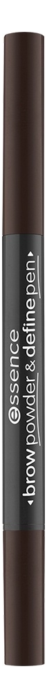 

Контурный карандаш и пудра для бровей 2 в 1 Brow Powder & Define Pen: 04 Deep Brown, Контурный карандаш и пудра для бровей 2 в 1 Brow Powder & Define Pen