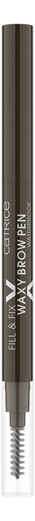 

Контурный карандаш для бровей Fill & Fix Waxy Brow Pen Waterproof: 030 Dark Brown, Контурный карандаш для бровей Fill & Fix Waxy Brow Pen Waterproof