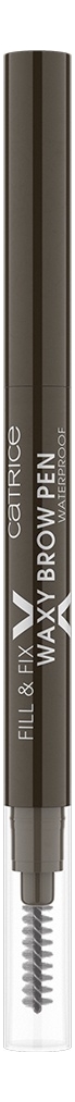 Контурный карандаш для бровей Fill &amp; Fix Waxy Brow Pen Waterproof: 030 Dark Brown