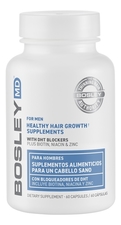 Bosley Витаминно-минеральный комплекс для оздоровления и роста волос для мужчин For Men Healthy Hair Growth Supplements