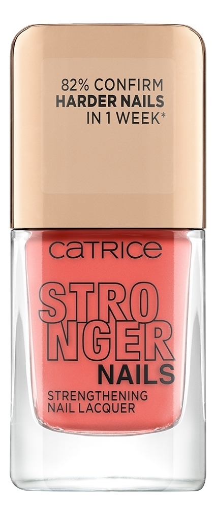 

Лак для ногтей Stronger Nails Strengthening Nail Lacquer 10,5мл: 02 Burly Coral, Лак для ногтей Stronger Nails Strengthening Nail Lacquer 10,5мл