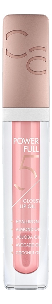Купить Масло для губ Power Full 5 Glossy Lip Oil: 020 Cherry Blossom Glow, Catrice Cosmetics
