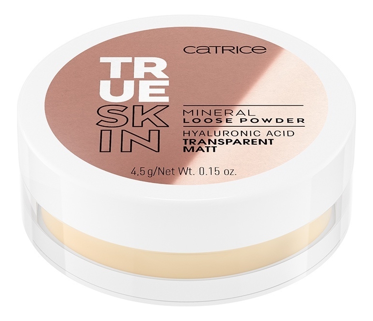 

Рассыпчатая пудра для лица True Skin Mineral Loose Powder 4,5г: 010 Transparent Matt, Рассыпчатая пудра для лица True Skin Mineral Loose Powder 4,5г