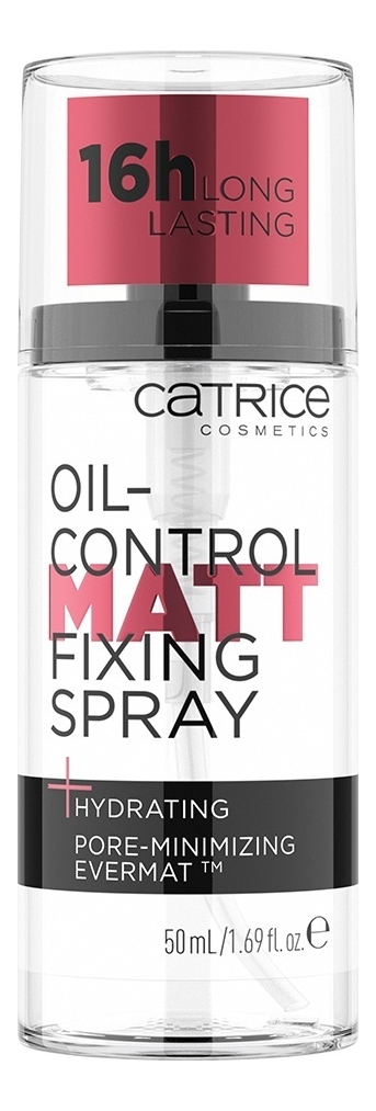 Catrice Cosmetics спрей-фиксатор макияжа oil-control matt fixing spray ...