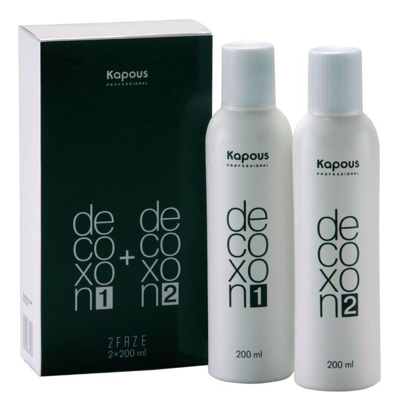 

Средство для удаления краски с волос Decoxon 2 Faze 2*200мл