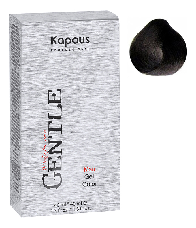 

Гель-краска без аммония Gentlemen Gel Color (40мл + 40мл): 4 Коричневый, Гель-краска без аммония Gentlemen Gel Color (40мл + 40мл)