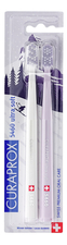 Curaprox Набор зубных щеток Winter Edition Ultra Soft 5460 0,10мм 2шт (белая, фиолетовая)