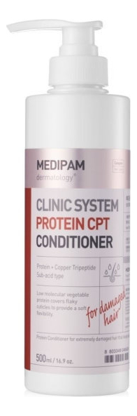 Восстанавливающий кондиционер для волос с протеином Clinic System Protein CPT Conditioner 500мл