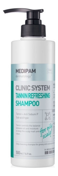 

Шампунь для глубокого очищения волос с таннином Clinic System Tannin Refreshing 500мл