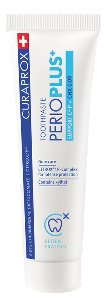 Зубная паста Perio Plus Support CHX 0,09% 75мл