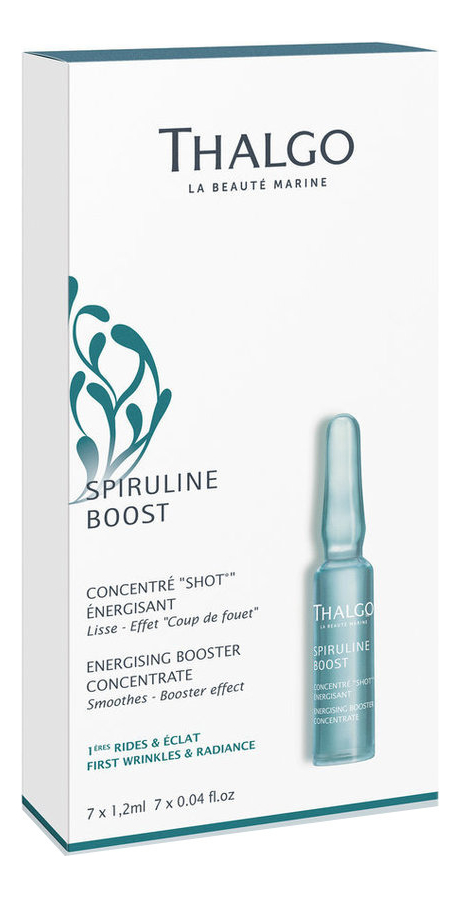 

Интенсивный энергизирующий концентрат для лица Spiruline Boost Concentre Shot Energisant 7*1,2мл