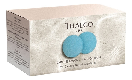 Thalgo Шипучие таблетки для ванны Лагуна Iles Pacifique Bain des Lagons 6*25г