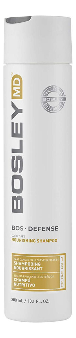 

Шампунь для предотвращения истончения и выпадения волос Bos Defense Color Safe Nourishing Shampoo: Шампунь 300мл, Шампунь для предотвращения истончения и выпадения волос Bos Defense Color Safe Nourishing Shampoo