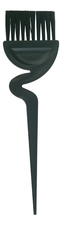 Dewal Кисть для окрашивания широкая с ручкой зиг-заг и черной прямой щетиной 55мм (черная)