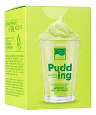 Beauty Style Ночная маска-пудинг для лица с зеленым чаем Антистресс и Регенерация Pudding Sleeping Mask 100г