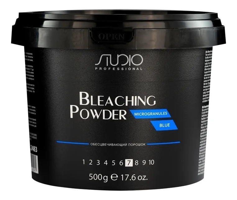 цена Обесцвечивающий порошок для волос Bleaching Powder Microgranules Blue: Порошок 500г