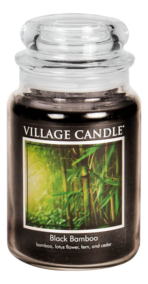 

Ароматическая свеча Black Bamboo: свеча 602г, Ароматическая свеча Black Bamboo