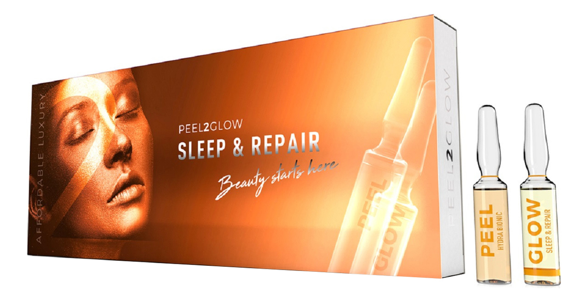 

Набор для домашней процедуры эксфолиации Sleep & Repair: Набор 10*1,5мл, Набор для домашней процедуры эксфолиации Sleep & Repair