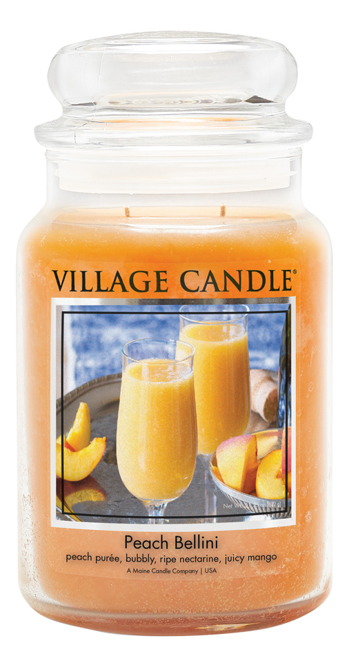 

Ароматическая свеча Peach Bellini: свеча 602г, Ароматическая свеча Peach Bellini