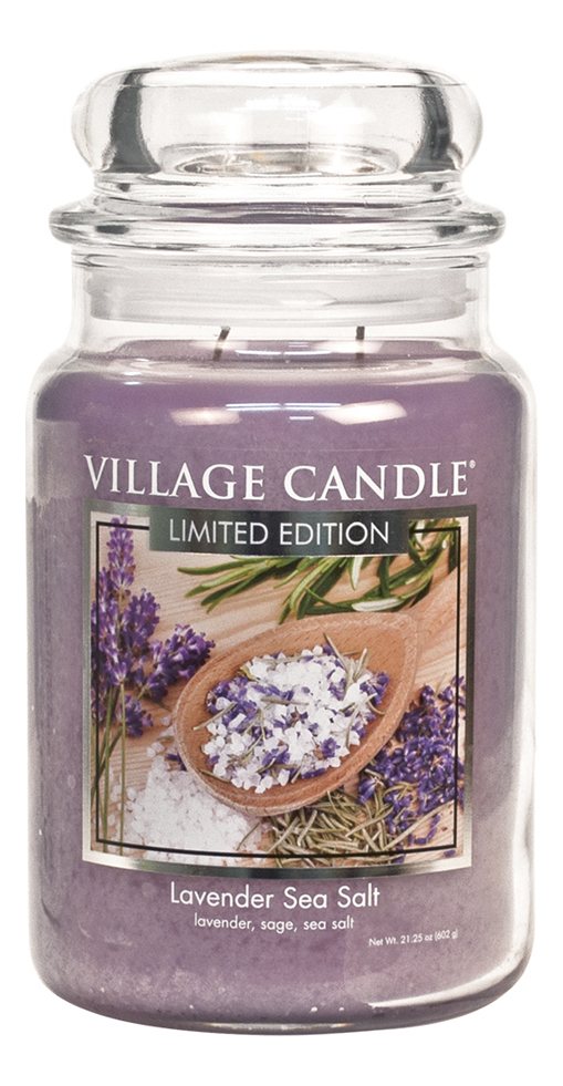 Ароматическая свеча Lavender Sea Salt: свеча 602г