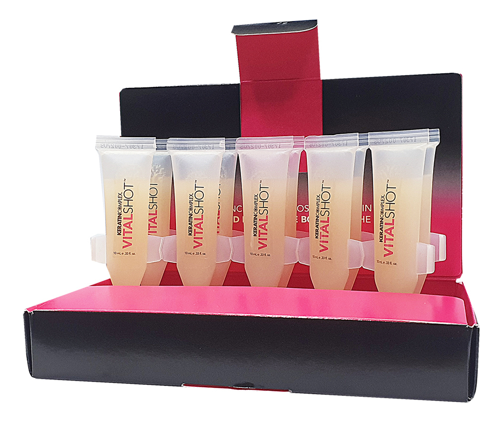 Восстанавливающие ампулы для волос глубокого действия VitalShot Restorative Keratin Ampoules 10*10мл