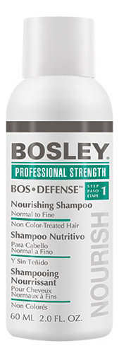 Шампунь для нормальных и тонких неокрашенных волос Bos Defense Nourishing Shampoo Normal To Fine Non Color-Treated Hair: Шампунь 60мл шампунь для истонченных неокрашенных волос bos revive non color treated hair nourishing shampoo шампунь 300мл