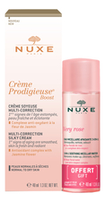 NUXE Набор (крем для лица Creme Prodigieuse Boost 40мл + мицеллярная вода 3 в 1 Very Rose Eau Micellaire Apaisante 40мл)