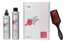 Dewal Набор для окрашенных волос Smart Care Protect Color (шампунь 300мл + флюид 250мл + щетка для волос)