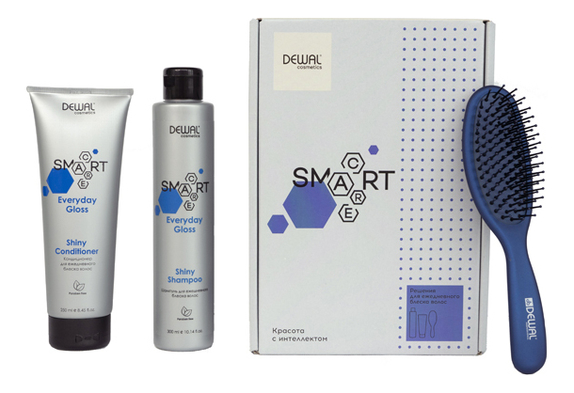 

Набор для ежедневного блеска волос Smart Care Everyday Gloss (шампунь 300мл + кондиционер 250мл + щетка для волос)