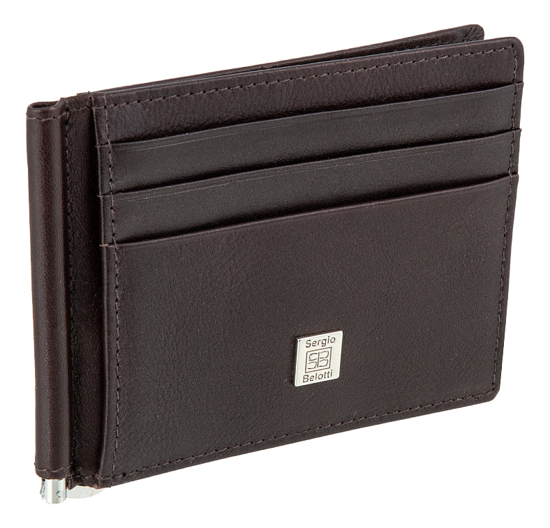 

Портмоне с зажимом VT Genoa Dark Brown 2342