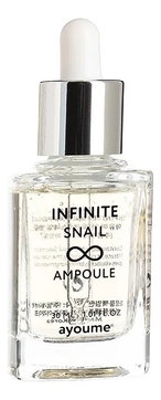Ампульная сыворотка для лица с улиточным муцином Infinite Snail Ampoule 30мл