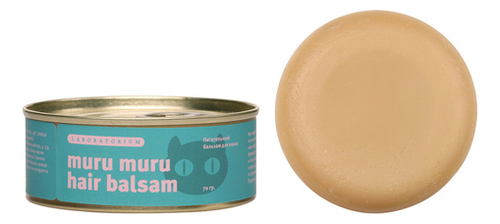 

Твердый бальзам для волос Питательный Muru Muru Hair Balsam 70г