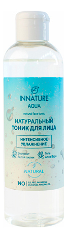 Купить Натуральный тоник для лица Интенсивное увлажнение Aqua Natural Face Toner 250мл, INNATURE