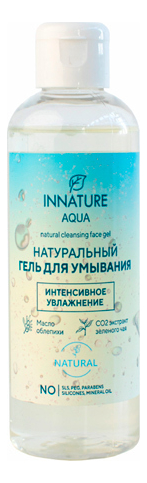 Купить Натуральный гель для умывания Интенсивное увлажнение Aqua Natural Exfoliating Face Gel 200мл, INNATURE