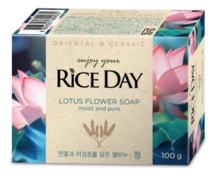 Мыло с экстрактом лотоса Rice Day Lotus Flower Soap 100г